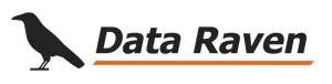 Data Raven long logo3.0 - gray on transparent